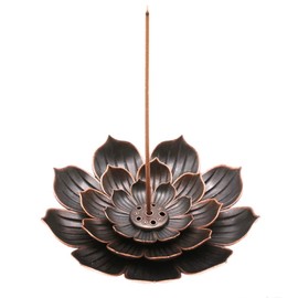 ANCLLO Lotus Multi Layer Incense Holder Ash Catcher Indoor Outdoor