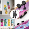 DYAUS 360° Rotating Skateboard Wall Mount, Extending Skateboard Wall Hanger,