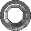 100 5/16" Stud Flat Push-On Retainer 5/8" O.D. Zinc
