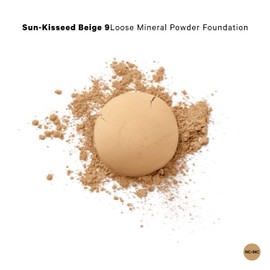 NC-INC Mineral Powder Foundation, Sun-Kissed Beige 9, Buildable Coverage 8g