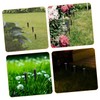 Totority 4Pcs Ground Stakes for Outdoor Lights Durable Replacement Stakes