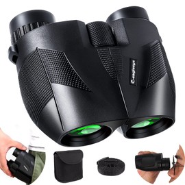 C-eagleeye Binoculars for Concerts, Live Use, 10x High Magnification, Vibration Proof, Lightweight, Small, Waterproof, Compact, Children's Telescope, Just 7.1 oz (200 g), Bak4 Prism, FMC Glass Lens,