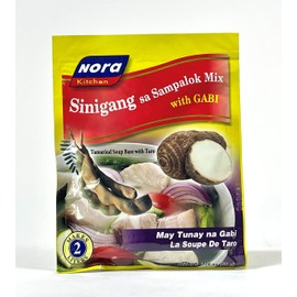 Nora Kitchen Sinigang sa Sampalok Mix with GABI 1,76 oz (Tamarind Soup Base with TARO 50 grams) 6-PACK