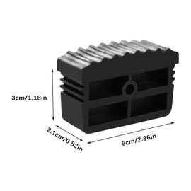 4Pcs Ladder Feet Mat Non- Slip, Ladder Feet Covers Extenstion Ladder Cover Household Rubber Stair Foot Pads, Steep Ladder Foot Pads Cushion Security Bumpers Replacement for Ladder Accessorie