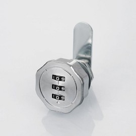 20MM Digital Code Lock for Furniture, Cabinets, and Drawers with Auxiliary Key & Door Latch Functionality 20MM/Gold