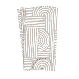 Graphic Workshop Handkerchiefs with Saying | Gift Idea | Pack of 10 | Schön, dass es dich gibt