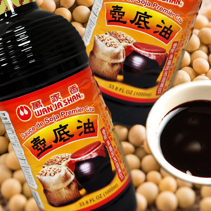 Wan Ja Shan Premium Aged Soy Sauce, Pot-Bottom Soy Sauce,