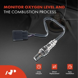 A-Premium Sensor de oxígeno O2 compatible con Hyundai Azera 06-11, Entourage 07-08, Sonata 06-10 & Kia Amanti 07-09, Sedona 06-10, Upstream and Downstream, juego de 4 piezas, repuesto # 392103C850, 392103C200