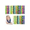 Pulseras De Bofetada Para Niños, 100 Pcs, Pulseras A Presión