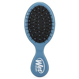 WetBrush Mini Detangler Brush with Ultra Soft Intelliflex Bristles to Gently Separate Knots With Ease, Wet Brush Detangler Is Gentle on Hair, Suitable For All Hair Types, Elemental Blue