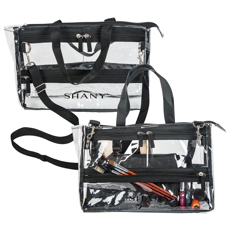SHANY Clear Travel Makeup Bag - Cosmetics Organizer - SHANY