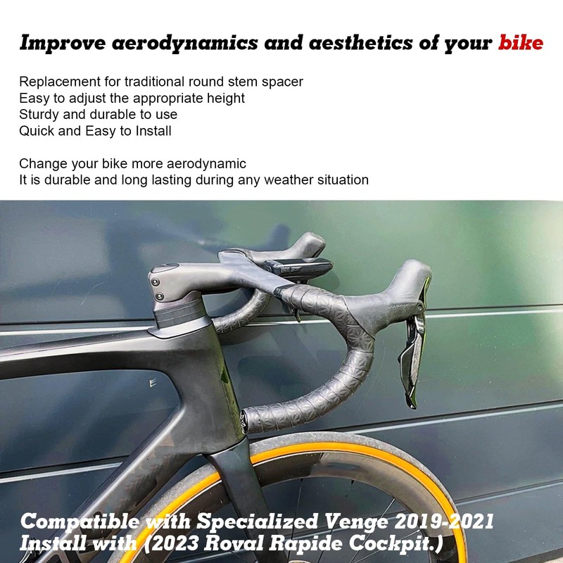 Xotic Tech Bicycle Headset Spacer Roval Rapide Headset Stem Spacer