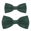 DonDon Father-son bow tie set in partner look, already tied