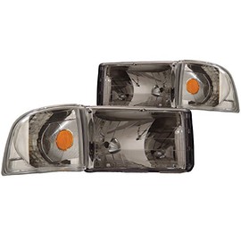 ANZO USA 111068 Dodge Ram Crystal Chrome with Corner Headlight Assembly - (Sold in Pairs)