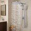 G-Promise All Metal 16 Inch Shower Head with Massage Mode