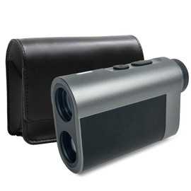 Golf Rangefinder with Slop Magnetic 1200yards Laser Range Finder 7X Magnification Distance Flag Pole Lock-in Speed Multi Functional IPX4 Waterproof Waist Bag for Hunting disc Deer Bow