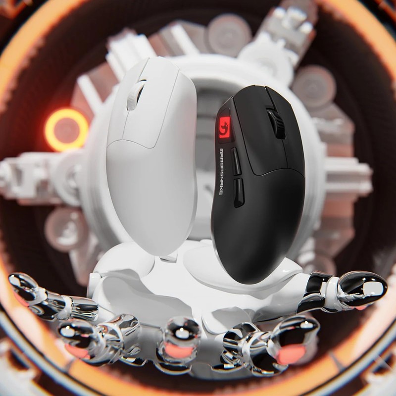 ATTACK SHARK × MAMBASNAKE M4 Wireless Gaming Mouse, 24000 Adjustable