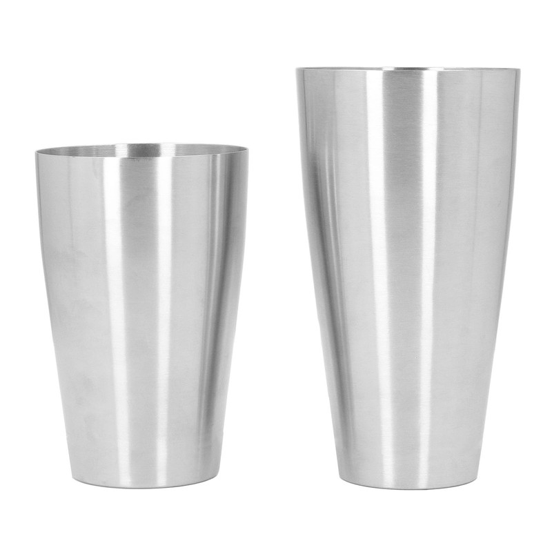 Cocktail Shaker Cup Kit Stainless Steel Bartender Shaking Tins Bartending