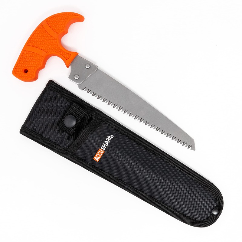 AccuSharp Bone Saw, Heavy Duty Pack Saw for Hunting, Camping,