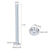sourcing map 1/4-20 x 3-1/2" Square Neck Carriage Bolts with