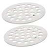 SHINEOFI 2pcs Stainless Steel Floor Drain Covers Round Strainers for
