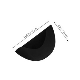 CAXUSD 6pcs Half Round Planter Liners Reusable Breathable Flower Pot Inserts for Hanging Baskets Prevent Soil Leakage for Garden and Balcony Planting