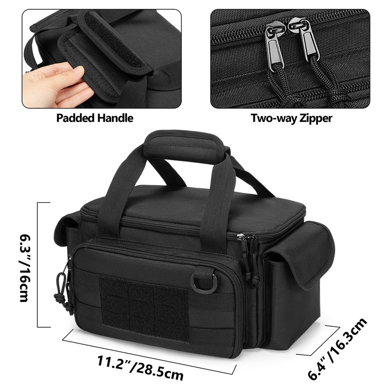 Rexmica Small Tool Bag with Anti-friction and Thick Padded Bottom,