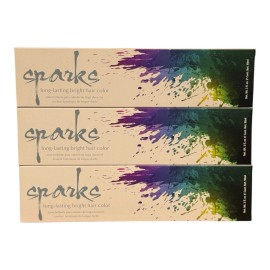 Sparks 3oz. Long-Lasting Bright Hair Color - Star Bright Silver ( 3 Packs ) 90ML