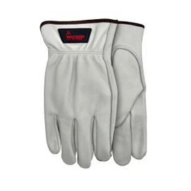Watson Gloves Man Handlers Driver Style Glove - Full-Grain Cowhide Leather & Slip-On Cuff (Extra Large)