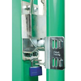 Hardware Store 2Way Lockable Electroplate Livestock Gate Latch Round Pipe Commercial Ranch Gate