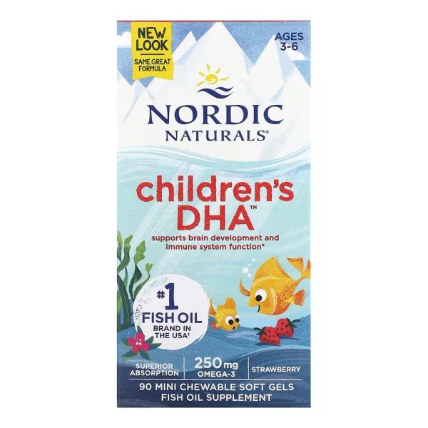 Nordic Naturals Dha Para Niños 90 Minicomprimidos Sfn