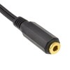 kenable Gold 2.5mm Right Angled Stereo Jack to 3.5mm Jack