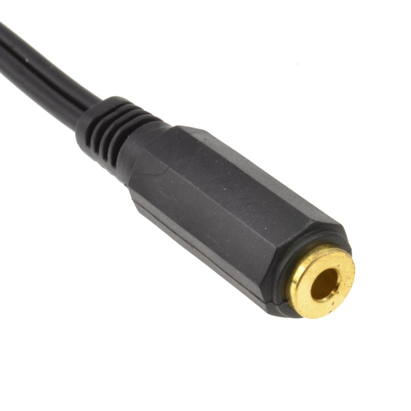 kenable Gold 2.5mm Right Angled Stereo Jack to 3.5mm Jack
