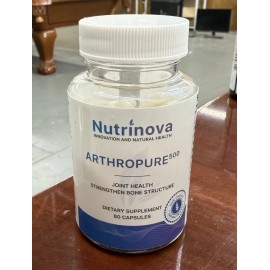 Nutrinova Arthropure 500 Joint Health Dietary Supplement 60 Capsules Exp: 5/2027