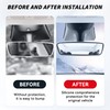 Tioollev Car Rear View Mirror Protector Frame, Silicone Auto Rearview