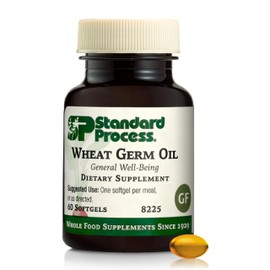Standard Process Wheat Germ Oil - Whole Food Exercise, Antioxidant and Immune Support with Wheat Germ Oil - 60 Softgels
