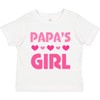 inktastic Papas Girl Granddaughter Toddler T-Shirt 2T 0020 White 309ed