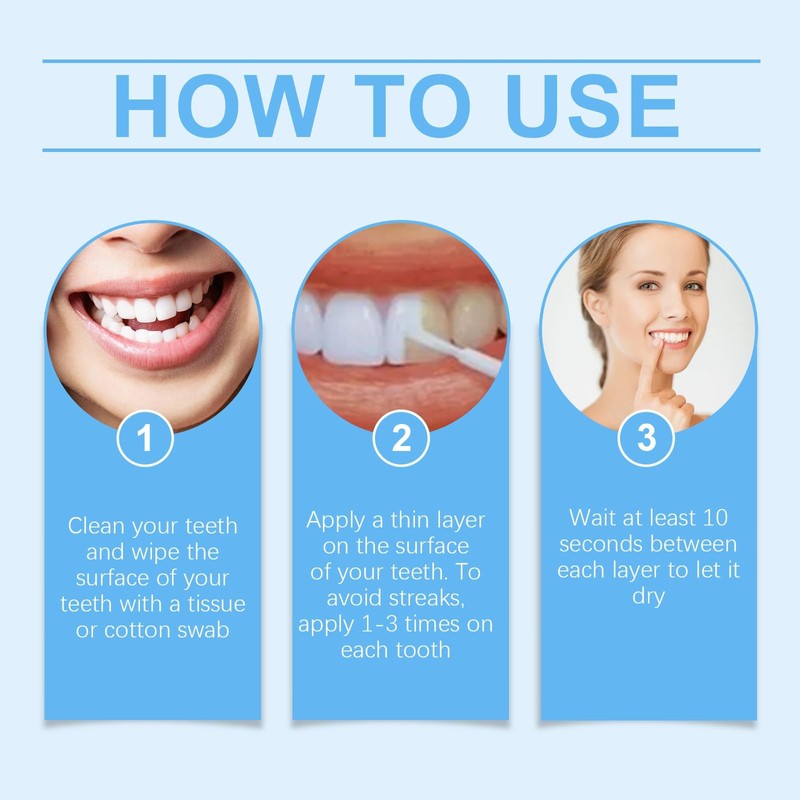 Teeth Whitening Paint,Teeth Tooth Polishing Paste,Whitening Toothpaste,Instant & Long-Lasting Results,Dual