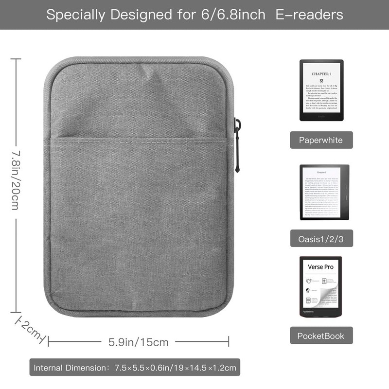 Ereader for Sleeve Case Bag for 6-7 inch Ereader Tablet