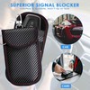 BRILLIRARE 2 Pack Faraday Bags for Key Fob, Faraday Pouch
