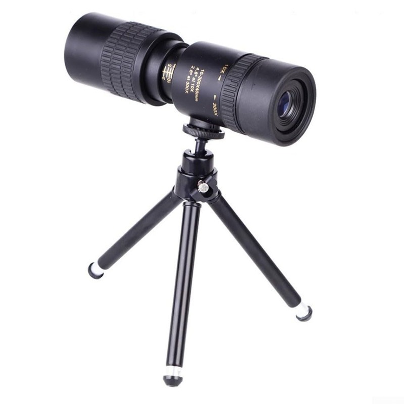 Monocular Telescope, 10-300X Zoom Powerful Handheld High Definition Monocular Outdoors