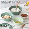 COOK WITH COLOR Mixing Bowls with Non Slip Bottom -
