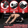 Heavy-Duty Push Up Bars & Ab Roller Wheel Set –