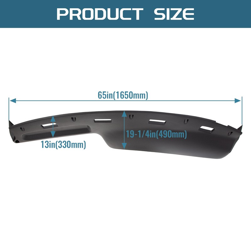 KUAFU Dashboard Cover Compatible with 1994-1997 Dodge Ram 1500 2500