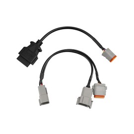 Hulyxayfave OBD2 Marine Engine Diagnostic Adapter Cable Fits for Volvo Vocom Vodia Scanner Tool Adapter, 6+8 Pins, Replacement 21EN-32360 21EN-32380