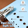 2 Pcs Hole Punch, 1/4" and 1/8" Hole Puncher with