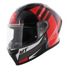 MT Stinger 2 full face helmet Tron gloss black red