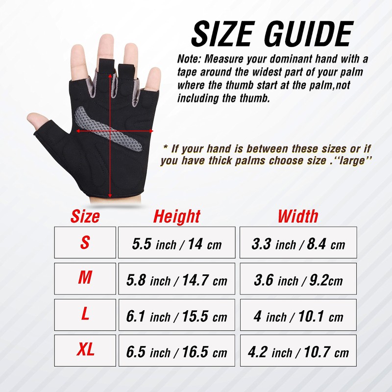 H Force LTD Gym Gloves (Without Wristband, Small)