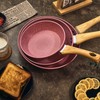 Frying Pan Nonstick Set, 8" & 9.5" & 11" Pink
