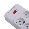 8 Way Power Strip USB C European Socket Desk Wall